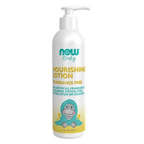 Now Foods, Nourishing Baby Lotion Fragrance Free, 8 Oz Now Foods