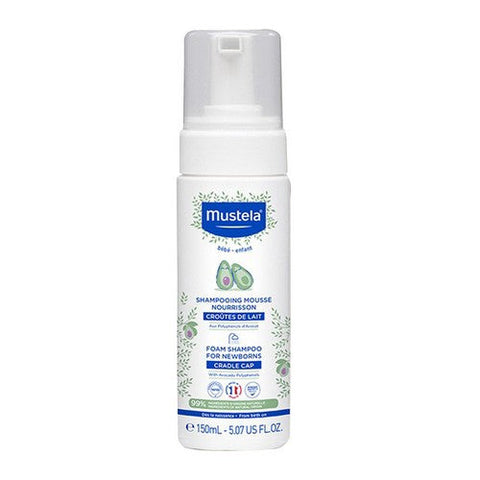 Mustela, Cradle Cap Newborns Foam Shampoo, 5.07 Oz Mustela