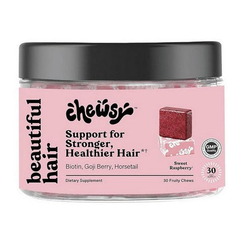 Beautiful Hair Sweet Raspberry 30 Soft Chews by Chewsy