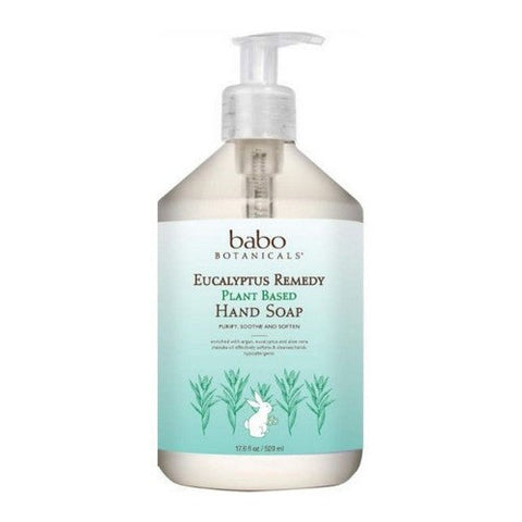 Babo Botanicals, Eucalyptus Remedy Hand Soap, 17.6 Oz Babo Botanicals