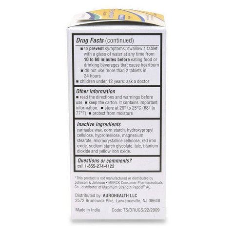 Auro Health, Maximum Strength Famotidine, 20 Mg, 100 Tabs Auro Health