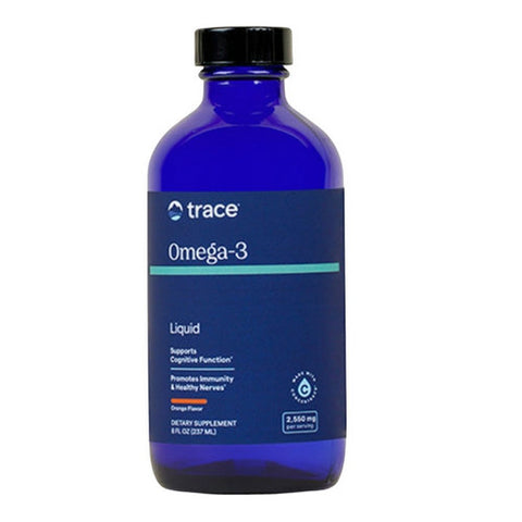 Adult Liquid Omega-3 Orange Flavor 8 Oz by Trace Minerals
