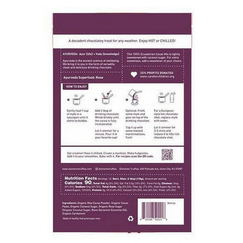 The Humble Co, Rose Drinking Hot Chocolate Mix, 8 Oz
