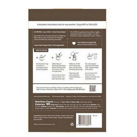 The Humble Co, Ashwagandha Drinking Hot Chocolate Mix, 8 Oz