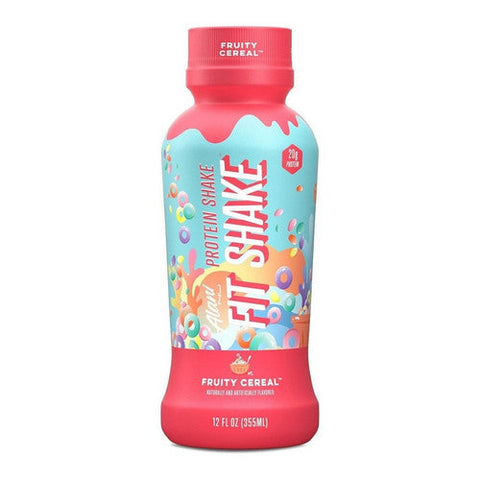 JST WRK Energy, Fit Shakes Fruity Cereal, 12 Oz (12 Count) JST WRK Energy