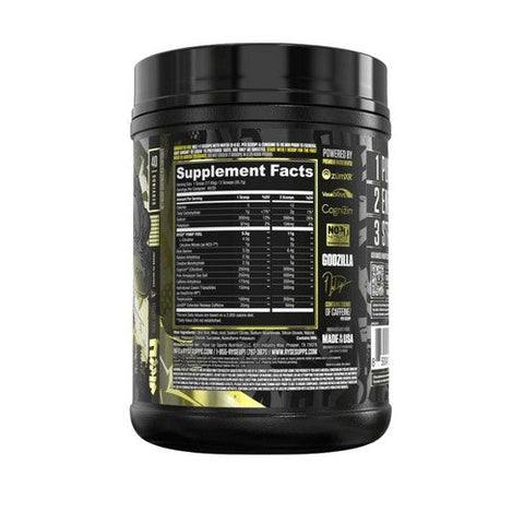 Ryse Supplements, Godzilla Pre-Workout Passion Pineapple, 790 Grams Ryse Supplements