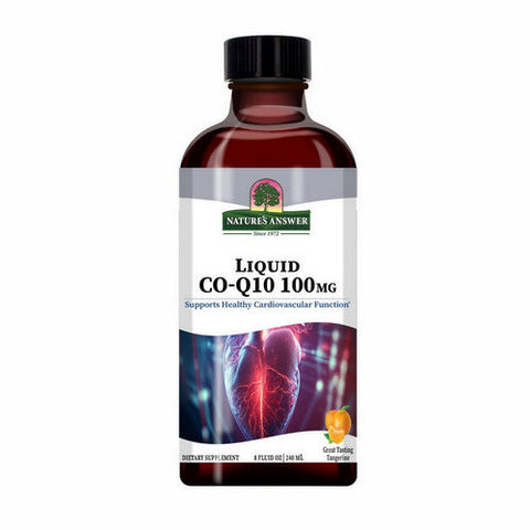 Nature's Answer, Liquid Co-Q10 Tangerine, 100 Mg, 8 Oz Nature's Answer