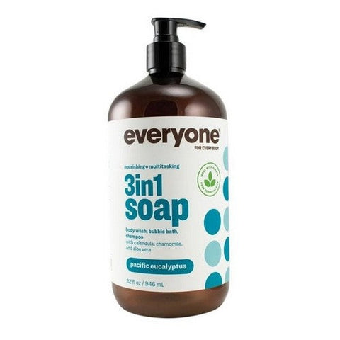 Everyone, Everyone Pacific Eucalyptus 3 In 1 Soap, 32 Oz Everyone