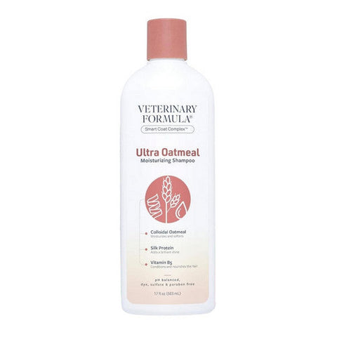 Synergy Labs, Synergy Labs Veterinary Formula Smart Coat Complex Ultra Oatmeal Moisturizing Shampoo, 17 Oz Synergy Labs