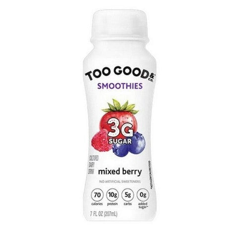 Two Good Co, Mixed Berry Smoothie Drink, 7 Oz (Case Of 8) Two Good Co