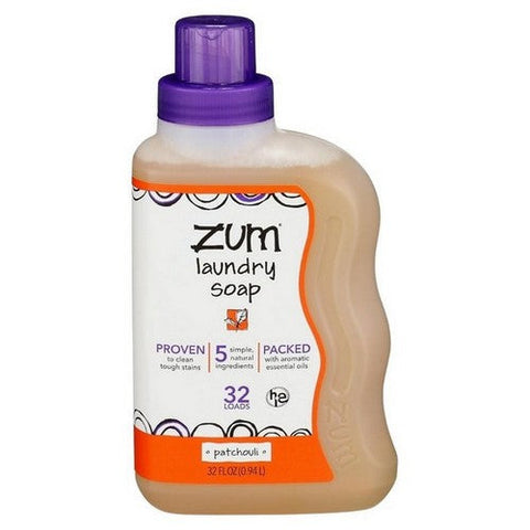 Zum, Clean Laundry Soap Patchouli, 32 Oz (Case Of 8) Zum