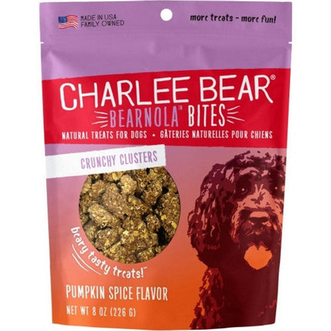 Charlee Bear, Charlee Bear Bearnola Bites, 8 Oz, Pumpkin Spice Charlee Bear
