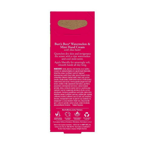Burts Bees, Watermelon And Mint Hand Cream, 1 Oz Burts Bees