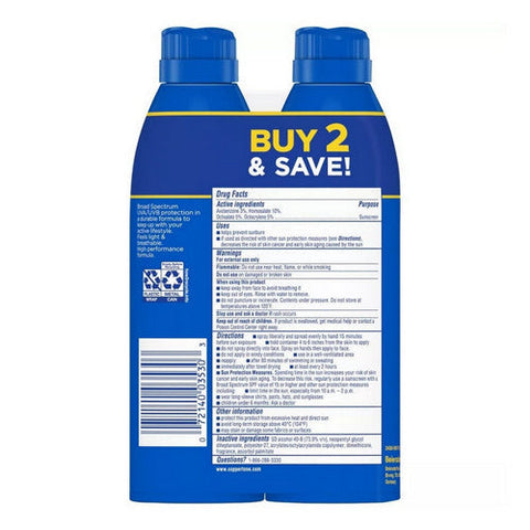 Coppertone, Sport Sunscreen Spray SPF 50, 11 Oz
