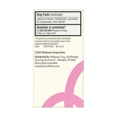 Foster And Thrive, Allergy Relief Diphenhydramine Hcl, 25 Mg, 100 Caps Foster And Thrive