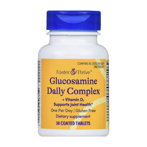Glucosamine Daily Complex + Vitamin D3 Coated 30 Tabs by Foster And Thrive