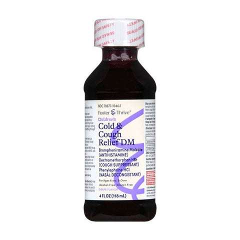 Foster And Thrive, Children'S Cold And Cough Relief Dm, 4 Oz Foster And Thrive
