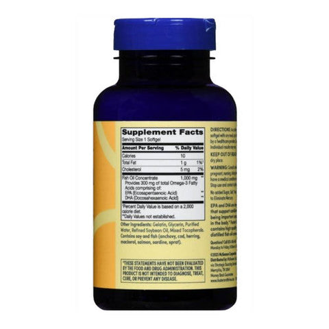 Foster And Thrive, Fish Oil, 1000 Mg, 100 Softgels Foster And Thrive