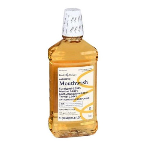 Foster And Thrive, Mouth Rinse Antiseptic, 33.8 Oz Foster And Thrive