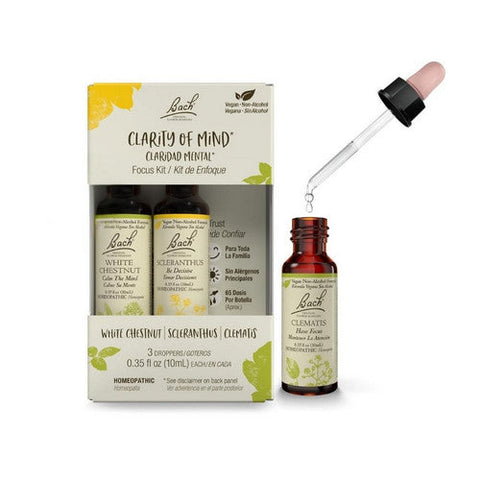 Original Flower Remedies Clarity Of Mind Focus Kit 3 Count by Bach