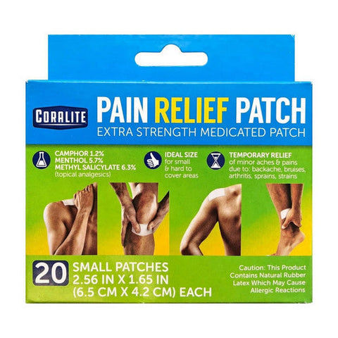 Coralite, Pain Relief Patch, 20 Count Coralite