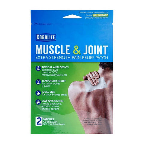 Coralite, Muscle And Join Extra Strength Pain Relief Patch, 2 Count Coralite