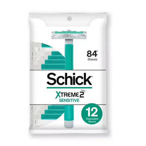 Schick, Schick Xtreme2 Sensitive Razors, 12 Count Schick