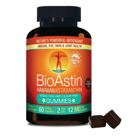 Bioastin Astaxanthin Gummies 60 Count by Nutrex Hawaii