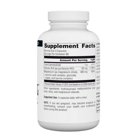 Source Naturals, Ultra Magnesium, 200 Mg, 180 Veggie Capsules Source Naturals