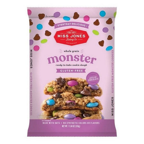 Miss Jones Baking Co, Cookie Dough Monster, 11.84  Oz (Case Of 6) Miss Jones Baking Co
