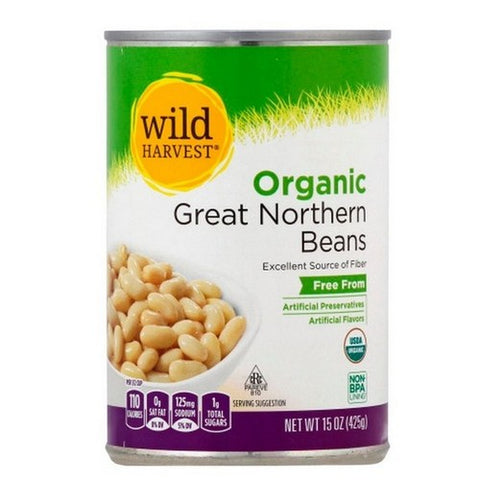 Great Northern Beans 15 Oz (Case Of 12) by Wild Harvest