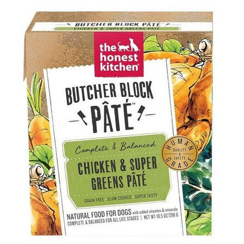 The Honest Kitchen, Pate Chicken Greens Dog Food Wet, 10.5 Oz (Case Of 6) The Honest Kitchen