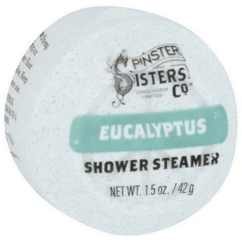 Spinster Sisters Co, Shower Steamer Eucalyptus, 1.5 Oz (Case Of 6) Spinster Sisters Co