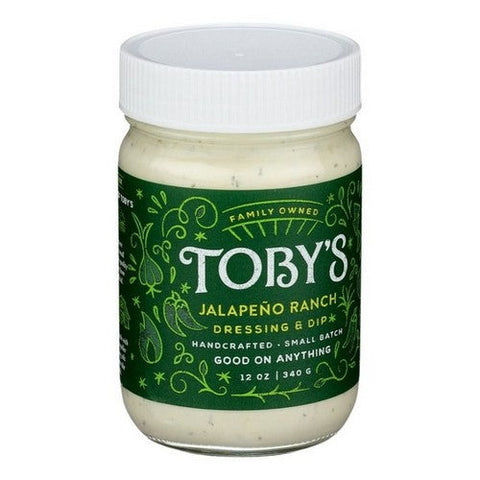 Toby's Family Foods, Jalapeno Ranch Dressing And Dip, 12 Oz (Case Of 6) Toby's Family Foods
