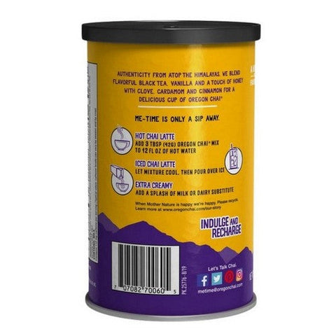 Oregon Chai, Chai Tea Latte Original Powdered Mix, 10 Oz (Case Of 6) Oregon Chai