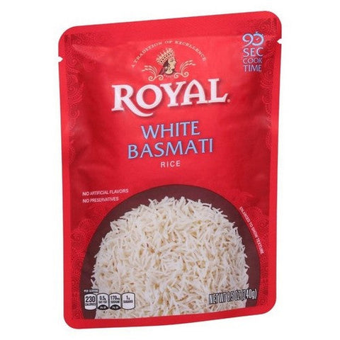 Royal, White Basmati Rice, 8.5 Oz (Case Of 6)