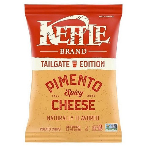Kettle Brand, Spicy Pimento Cheese Chips, 6.5 Oz (Case Of 12) Kettle Brand