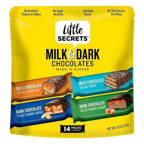 Little Secrets Llc, Milk Dark Chocolate Variety Pack, 7.8 Oz (Case Of 6) Little Secrets Llc