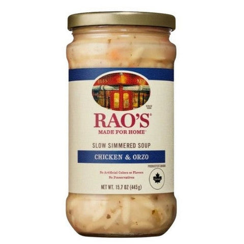 Rao's, Raos Soup Chicken And Orzo, 15.7 Oz (Case Of 6) Rao's