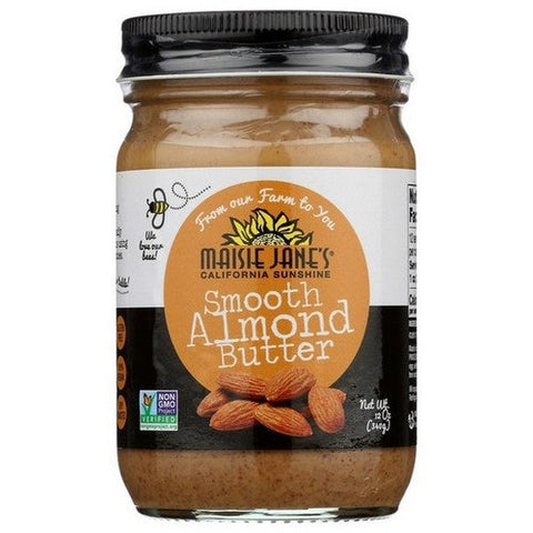 Maisie Janes, Smooth Almond Butter, 12 Oz (Case Of 6) Maisie Janes