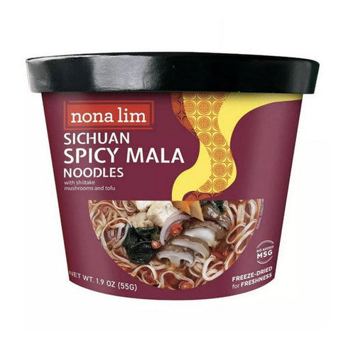 Nona Lim, Sichuan Spicy Instant Noodle Bowl, 1.9 Oz (Case Of 6) Nona Lim