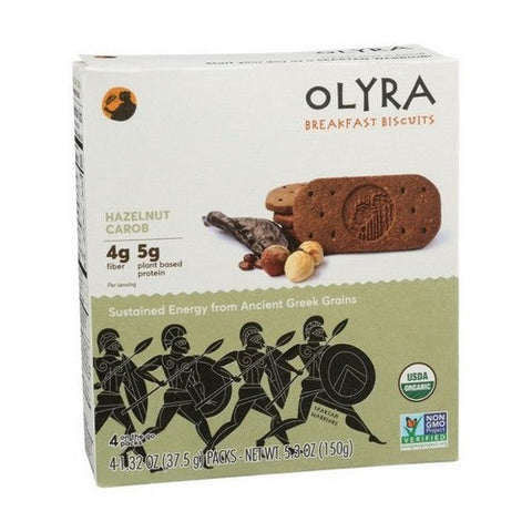 Olyra, Breakfast Biscuit Hazlenut Carob, 5.3 Oz (Case Of 6) Olyra