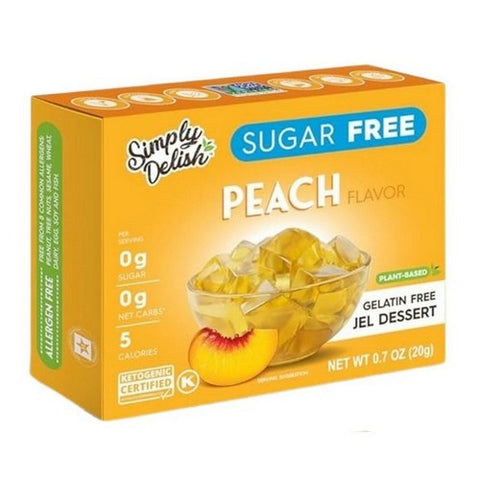 Simply Delish, Jel Dessert Peach, 0.7 Oz (Case Of 6) Simply Delish