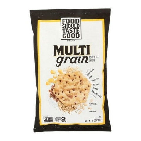 Food Should Taste Good, Tortilla Chips Multigrain, 11 Oz (Case Of 12) Food Should Taste Good