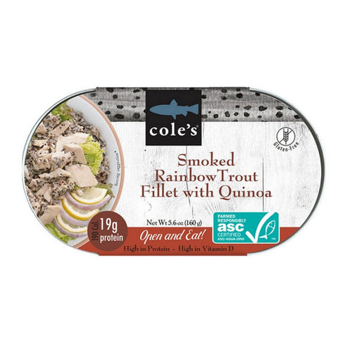 Rainbow Trout Smoked Fillet With Quinoa 5.6 Oz (Case Of 6) by Coles