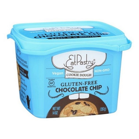 Eat Pastry, Gluten Free Chocolate Chip Cookie Dough, 14 Oz (Case Of 6) Eat Pastry