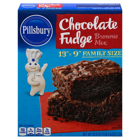 Chocolate Fudge Brownie Mix 18.4 Oz (Case Of 12) by Pillsbury