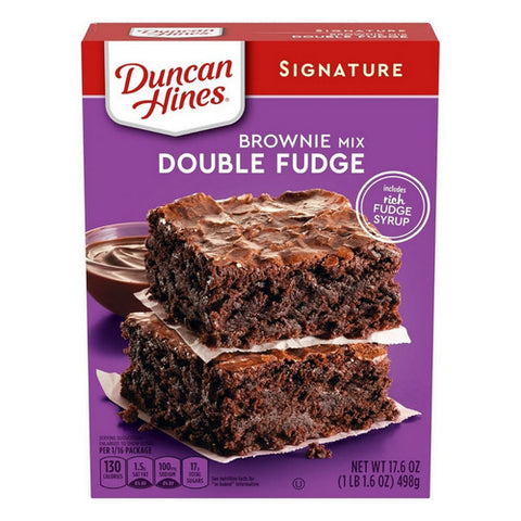 Signature Double Fudge Brownie Mix 17.6 Oz (Case Of 12) by Duncan Hines