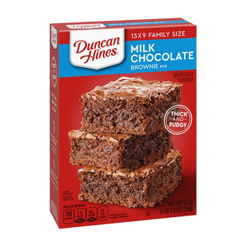 Family Size Milk Chocolate Brownie Mix 18 Oz (Case Of 12) by Duncan Hines