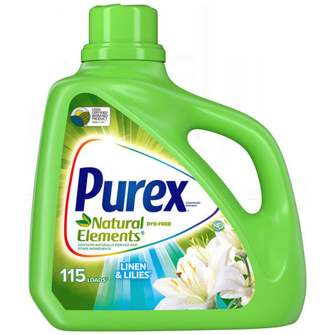 Natural Elements Linen and Lilies HE Liquid Laundry Detergent 150 Oz (Case Of 4) by Purex